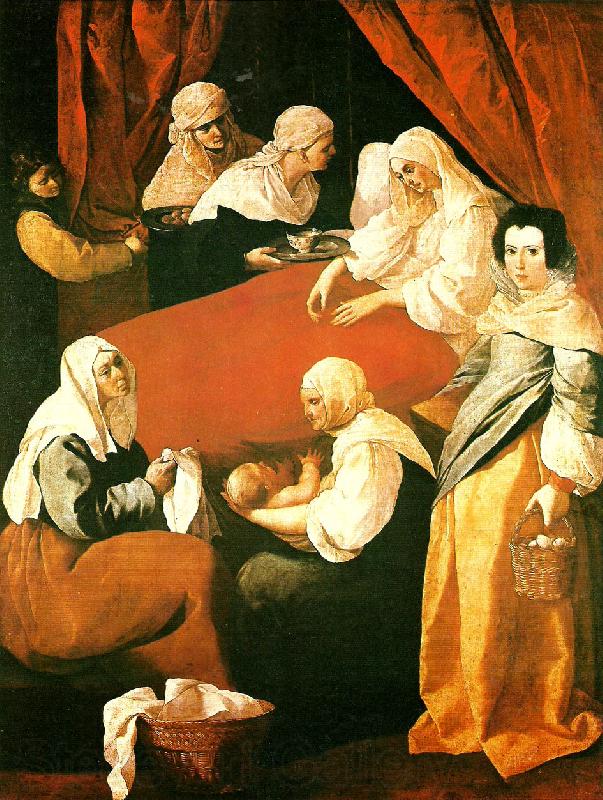 Francisco de Zurbaran birth of the virgin Norge oil painting art
